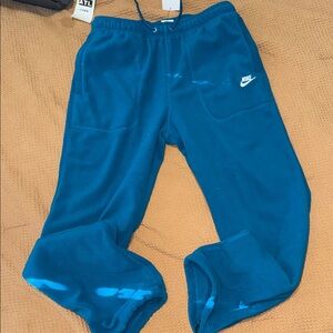 Nike Men Teal Fleece Joggers